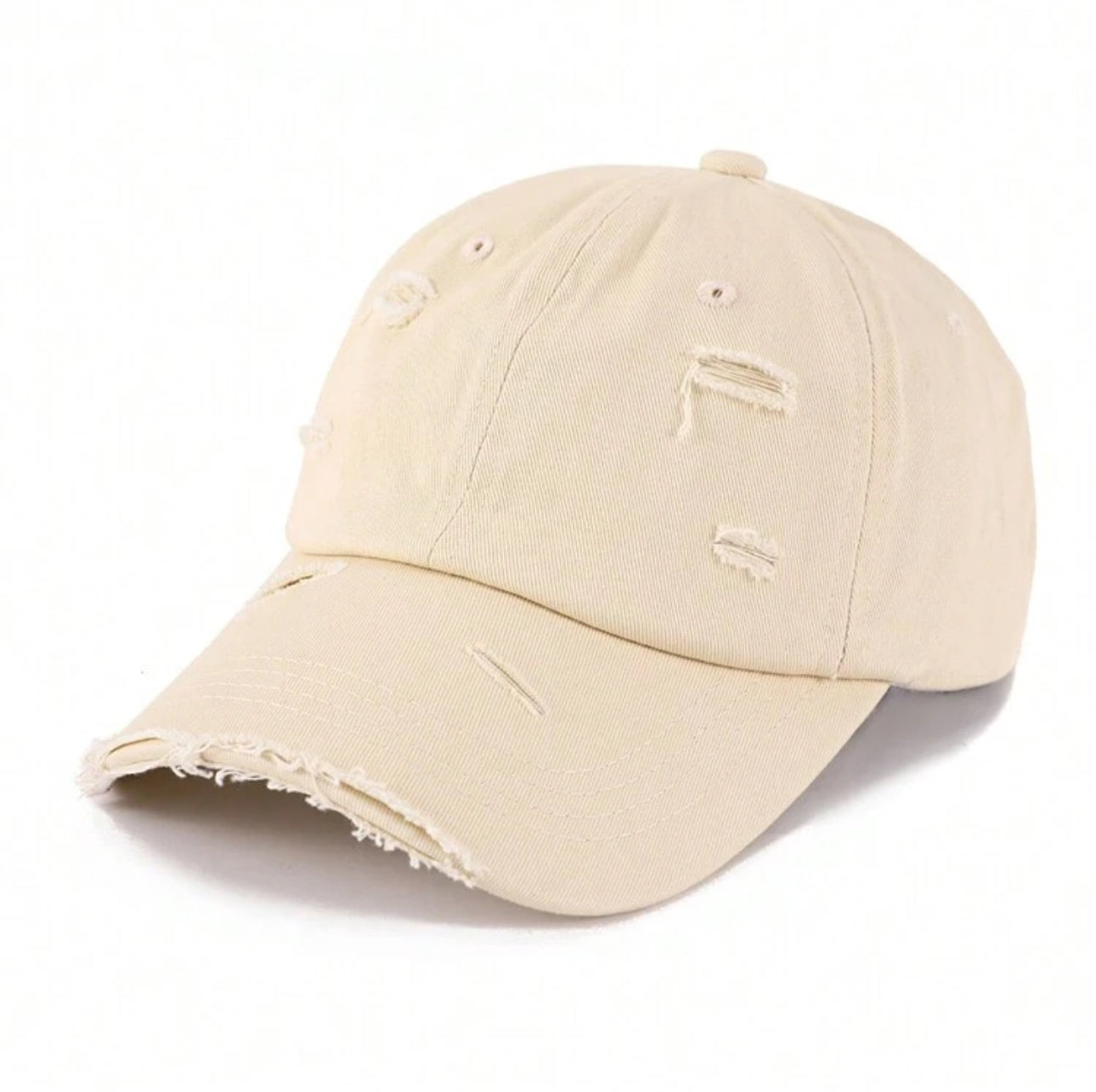 Distressed Ball Cap or Hat