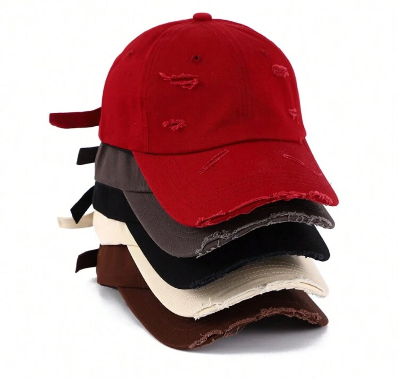 Distressed Ball Cap or Hat